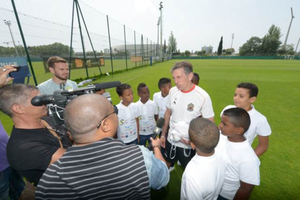 <center>  Mercredi 13 mai 2015 : Entrainement des pros de l’OGC Nice<br>au Parc des Sports Charles Ehrmann 