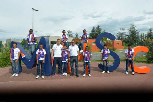 <center>Vendredi 15 mai 2015   : Rencontre avec les  pros du MHSC<br> au Centre d'entraînement Grammont à Montpellier