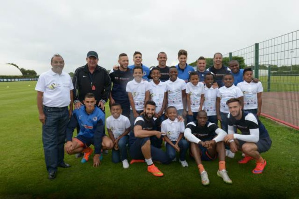<center>Vendredi 15 mai 2015   : Rencontre avec les  pros du MHSC<br> au Centre d'entraînement Grammont à Montpellier