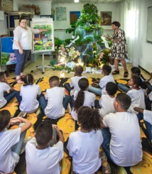 <center>Ateliers découverte du patrimoine créole et plantation d’un arbre endémique pour les marmailles de 1000 Sourires au CLAC du Brulé <center>Ateliers découverte du patrimoine créole et plantation d’un arbre endémique pour les marmailles de 1000 Sourires au CLAC du Brulé