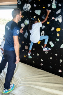 <center>Une belle aventure citoyenne avec la Gendarmerie de la Réunion et des surprises <br>pour les marmailles de 1000 Sourires