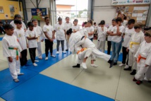 <center> « Para Judo en VIM » <br> Une marraine en or pour les "VIM" de 1000 Sourires <center> « Para Judo en VIM » <br> Une marraine en or pour les "VIM" de 1000 Sourires