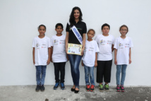 <center>Journée citoyenne  pour les VIM de 1000 Sourires <br>  avec les pompiers du SDIS et Miss Réunion 2015
