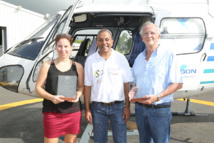 <center>Baptême de l'air avec Hélilagon <br>pour les VIM de Fleurimont <center>Baptême de l'air avec Hélilagon <br>pour les VIM de Fleurimont