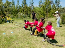 <center>Les marmailles de 1000 Sourires plongent dans l’univers  de l’émission “Mascarena” <br>à la Plaine des Cafres