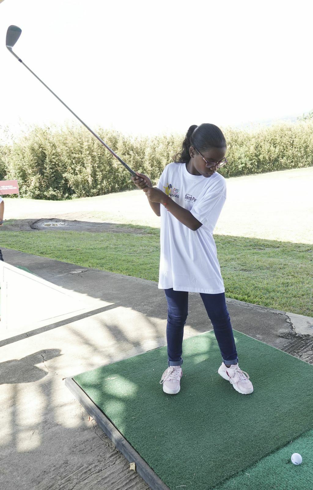 <center>Initiation au golf <br>pour les marmailles de 1000 Sourires