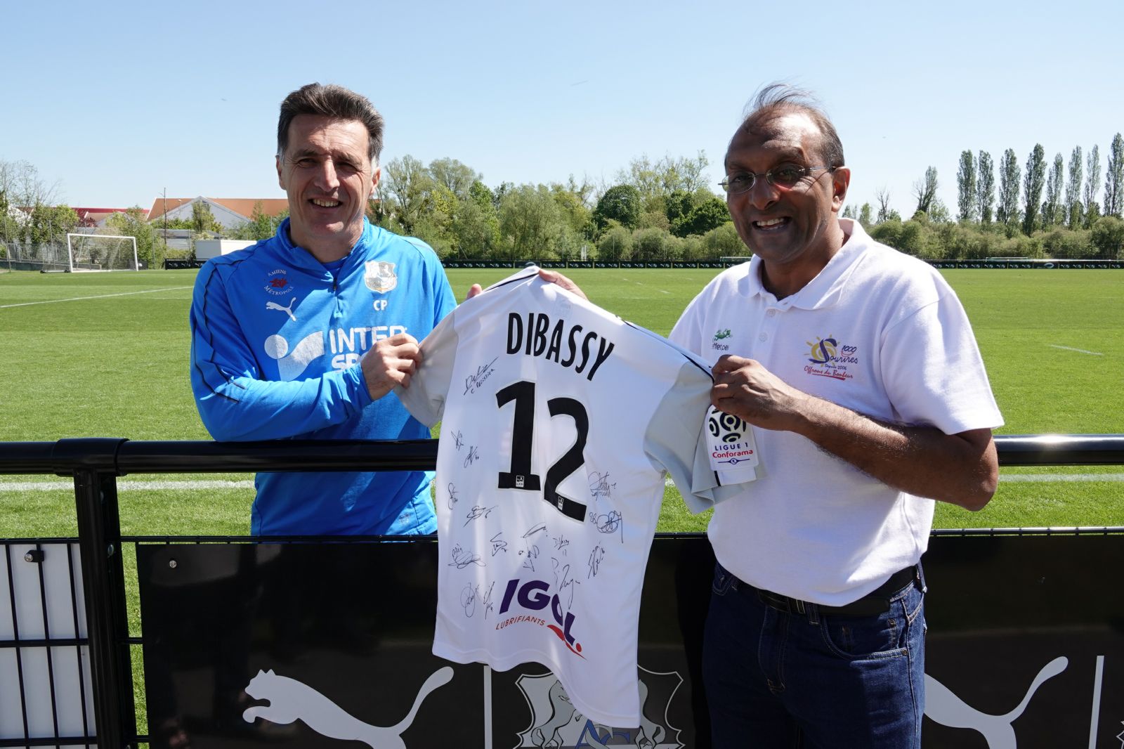 <center>"S'envoler vers le Rêve ..."  <br> Jour 10 : Fabrice Abriel accueille les marmailles  <br>en VIM (Very Important Marmailles) <br>au club Amiens SC (Ligue 1)