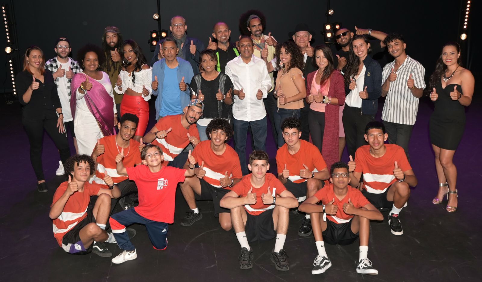 <center>Les artistes péi font la fête au Téat Champ Fleuri, le samedi 10 juillet 2021