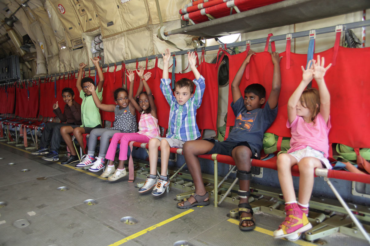 <center>1000 Sourires  réalise le rêve de <BR> 7 enfants handicapés