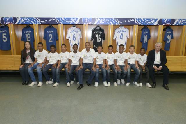 Dans l'antre des Bleus ... Dans l'antre des Bleus ...