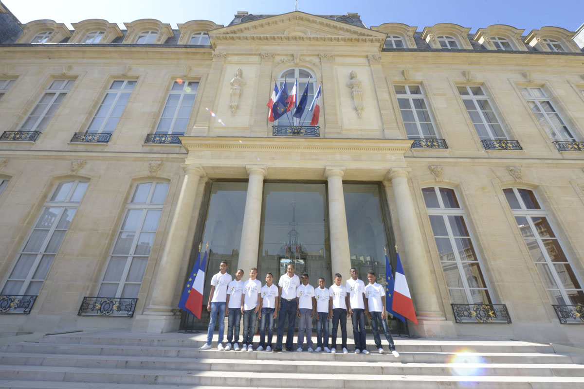 Au Palais de l'Elysée