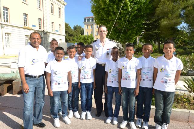 <center>Mardi 12 mai 2015, à la Base Navale de Toulon <center>Mardi 12 mai 2015, à la Base Navale de Toulon