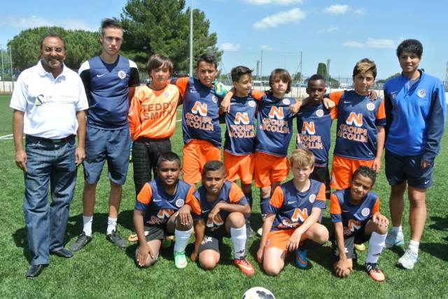 <center>Samedi 16 mai 2015 : Rencontre 1000 Sourires<br> et U12 du MHSC : Tous vainqueurs !