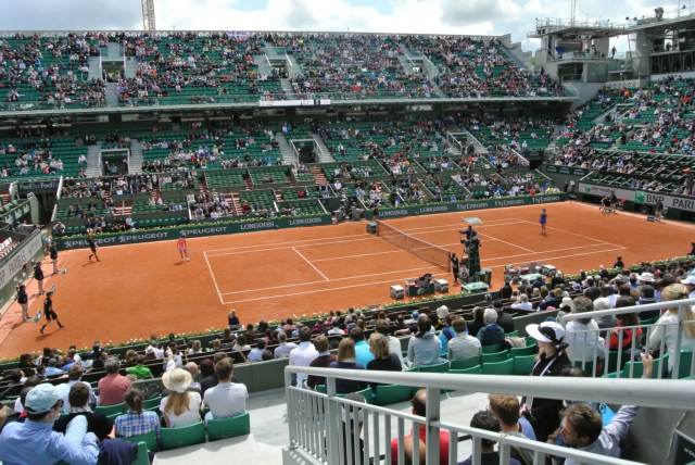 <center>Lundi 25 mai 2015   : Un jour à Roland-Garros ...