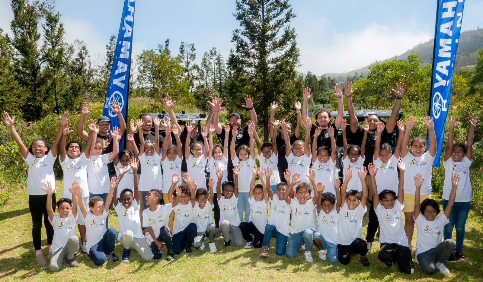 <center>Les marmailles de 1000 Sourires plongent dans l’univers  de l’émission “Mascarena” <br>à la Plaine des Cafres