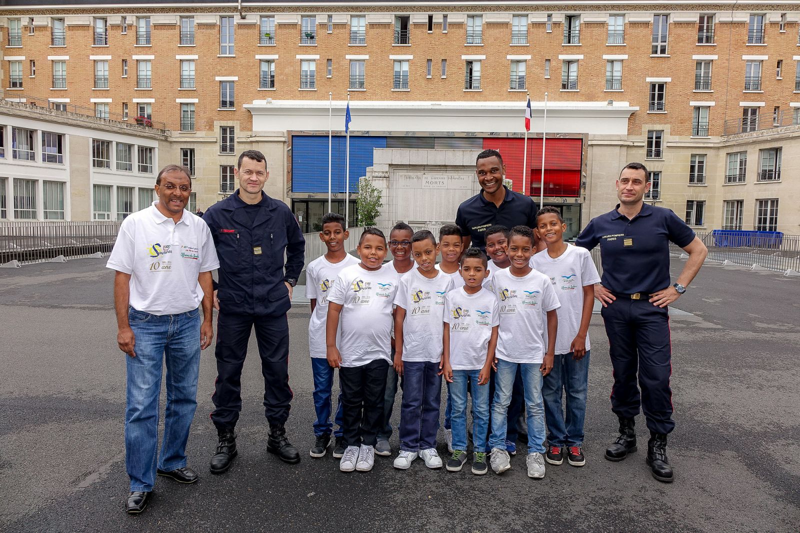 <center> Jour 11 : "S'envoler vers le Rêve  ... " : <br> Les VIM chez les sapeurs pompiers de Paris