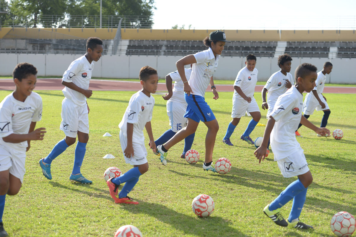 <center>Du football et des stars pour tous <br>avec Wendie Renard, Capitaine de l'Olympique Lyonnais et de l'équipe de France féminine de Football