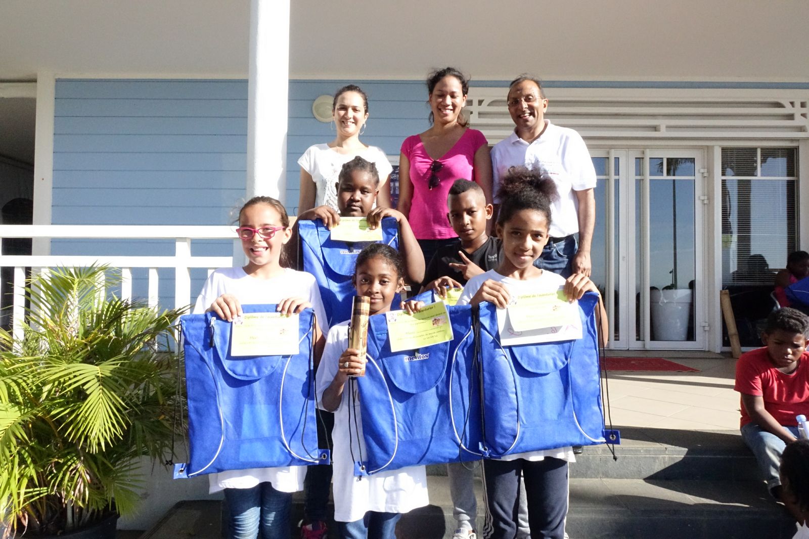 <center>Journée récréative au Village Bienvenue<br> pour les VIM de Sainte-Marie