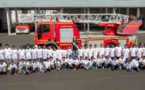 <center>Journée citoyenne pour les marmailles <br> avec les sapeurs-pompiers et Miss Réunion 2016