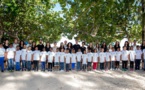 <center>Les marmailles découvrent la Réserve Marine <br>  avec les 12 candidates de Miss Réunion