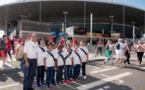 <center>Jour 3 : "S'envoler vers le Rêve  ..." <br>Le stade de France, première étape<br> du voyage de Rêve des marmailles