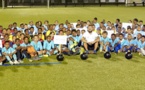 <center>« Foot en VIM » avec Lucas Tousart <br> Valérie Gauvin, Claudio Beauvue et Fabrice Abriel