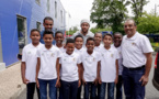 <center>"S'envoler vers le Rêve ..."  <br> Jour 12 : Enzo, Samuel, Mathéo, Yannick et leurs petits camarades rencontrent <br> les stars du PSG au centre Ooredoo