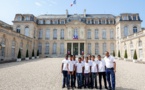 <center>"S'envoler vers le Rêve ..."  <br> Jour 16 : Les petits saint-paulois visitent <br> le Palais de l’Elysée