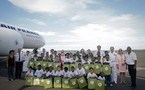 Un Noël inoubliable pour les VIM de 1000 Sourires  à bord des aéronefs de la base aérienne 181 et du Boeing 777 d’Air France