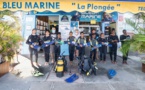 <center>Les marmailles de 1000 Sourires <br>découvrent  les merveilles <BR>de la plongée sous-marine