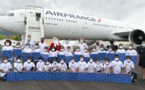 <center>1000 Sourires fête Noël avec Air France <br> et le Détachement Air 181