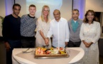 <CENTER>1000 Sourires fête son 16ème anniversaire avec Amandine Henry (OL),  Quentin Merlin (FC Nantes) et Fabrice Abriel (entraineur FC Fleury 91)