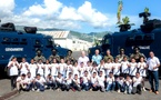<center>Une belle aventure citoyenne avec la Gendarmerie de la Réunion  pour les marmailles de 1000 Sourires