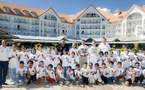 <center>L’Hôtel Exsel Créolia célèbre les 20 ans de l’Association 1000 Sourires avec l’escrimeuse, championne d’Europe, Jade Maréchal
