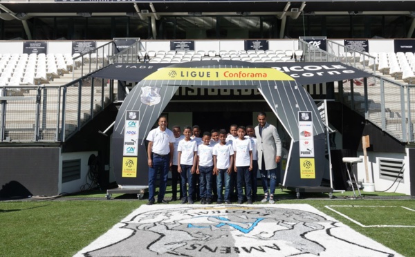 <center>"S'envoler vers le Rêve ..."  <br> Jour 10 : Fabrice Abriel accueille les marmailles  <br>en VIM (Very Important Marmailles) <br>au club Amiens SC (Ligue 1)